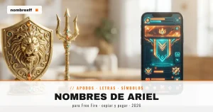 Nombres de Ariel para Free Fire: apodos, letras y símbolos para copiar