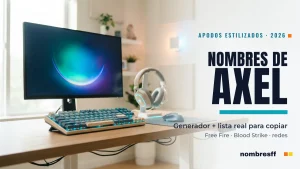 Nombres de Axel estilizados para Free Fire para copiar