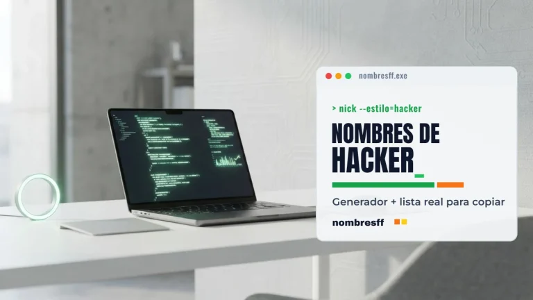 Nombres de Hacker para Free Fire (+estilos para copiar)