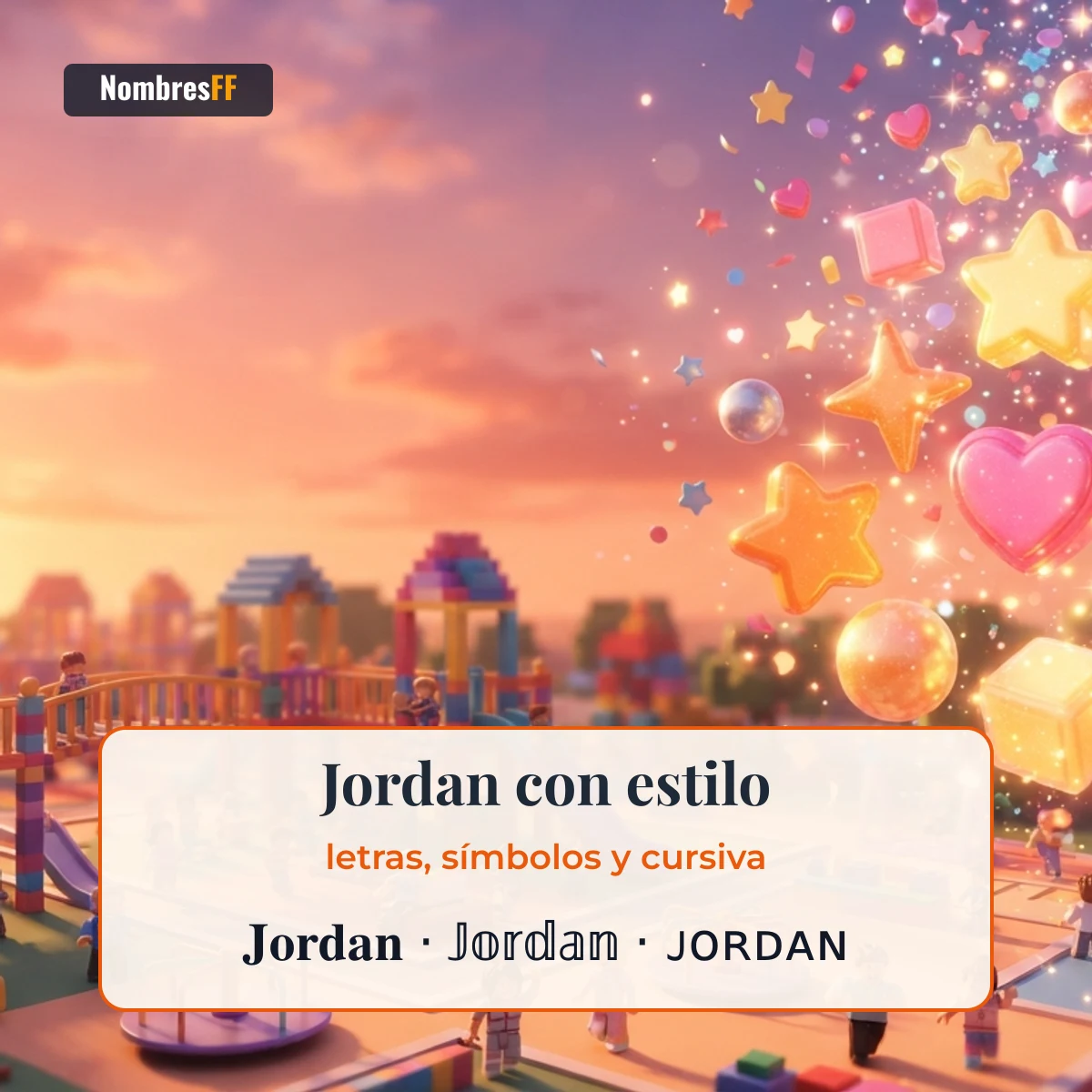 Estilos de Jordan para copiar y pegar en Free Fire