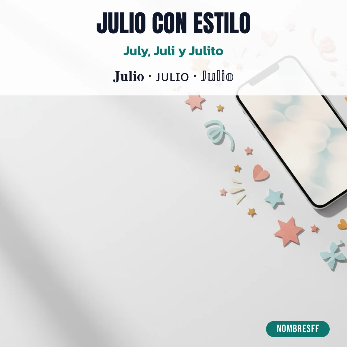 Estilos de Julio para copiar y pegar en Free Fire
