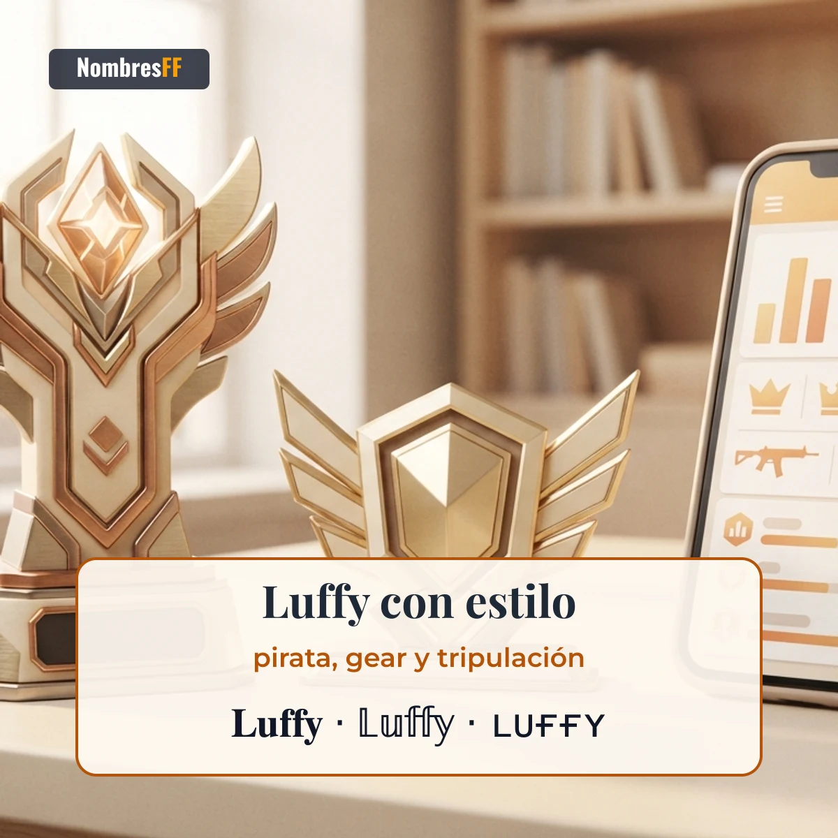 Estilos de Luffy para copiar y pegar en Free Fire