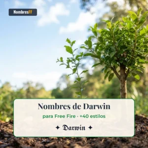 Nombres de Darwin para Free Fire con símbolos