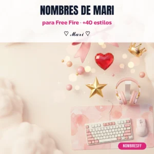 Nombres de Mari para Free Fire con símbolos