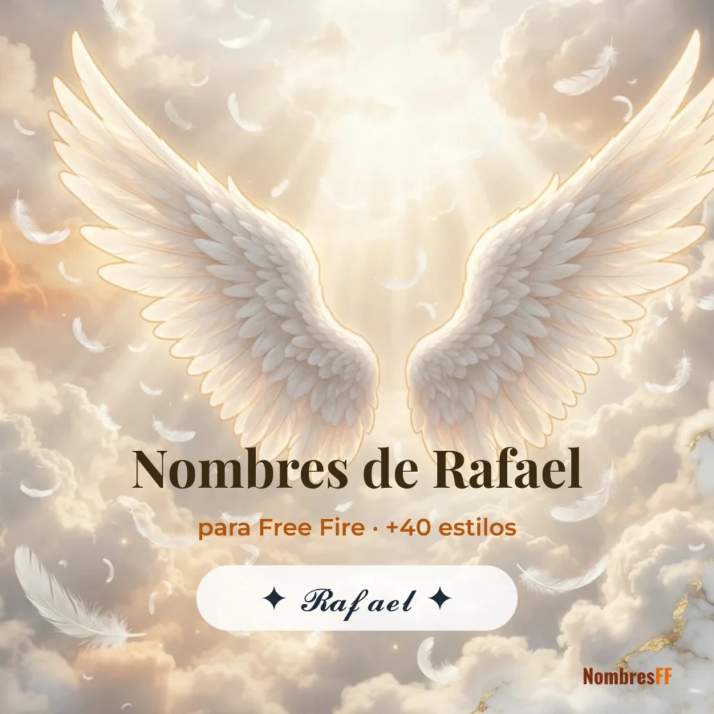 Nombres de Rafael para Free Fire con símbolos